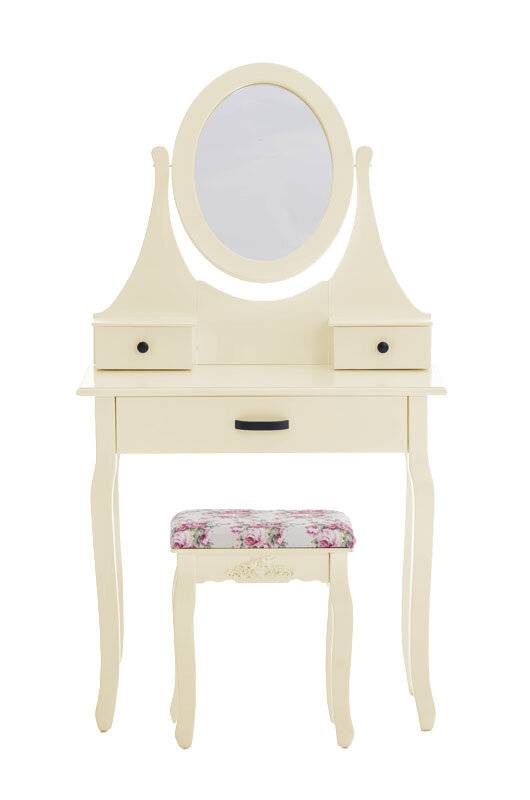 Schminktisch Neila 75*40*136cm creme-1