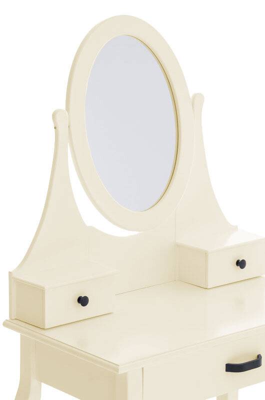 Schminktisch Neila 75*40*136cm creme-4