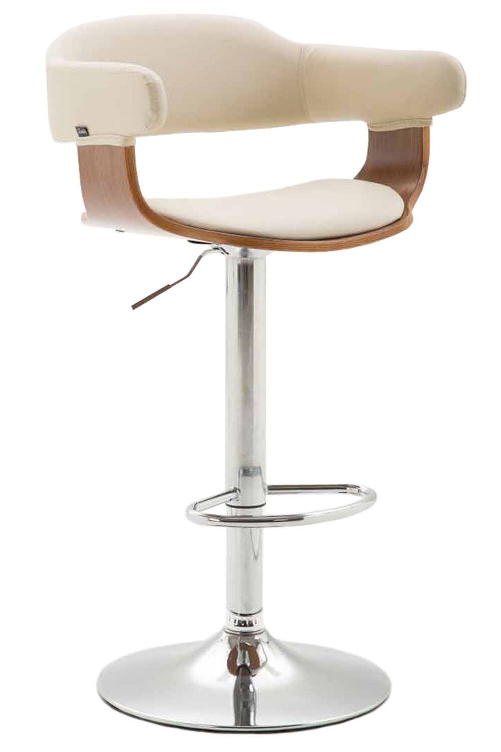 2er Set Barhocker Natal Kunstleder walnuss/creme-0
