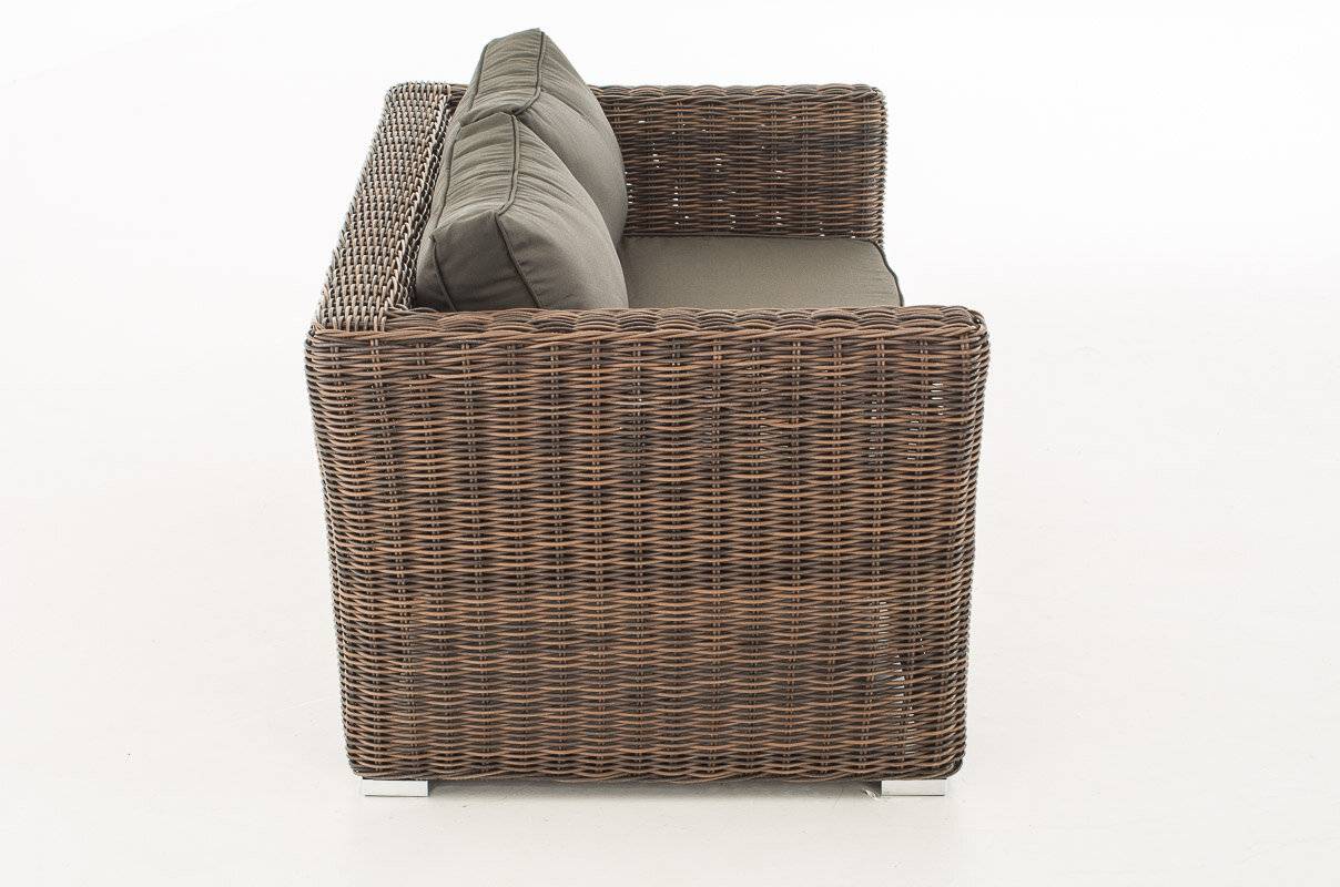 2er Sofa Mandal Anthrazit braun-meliert-2