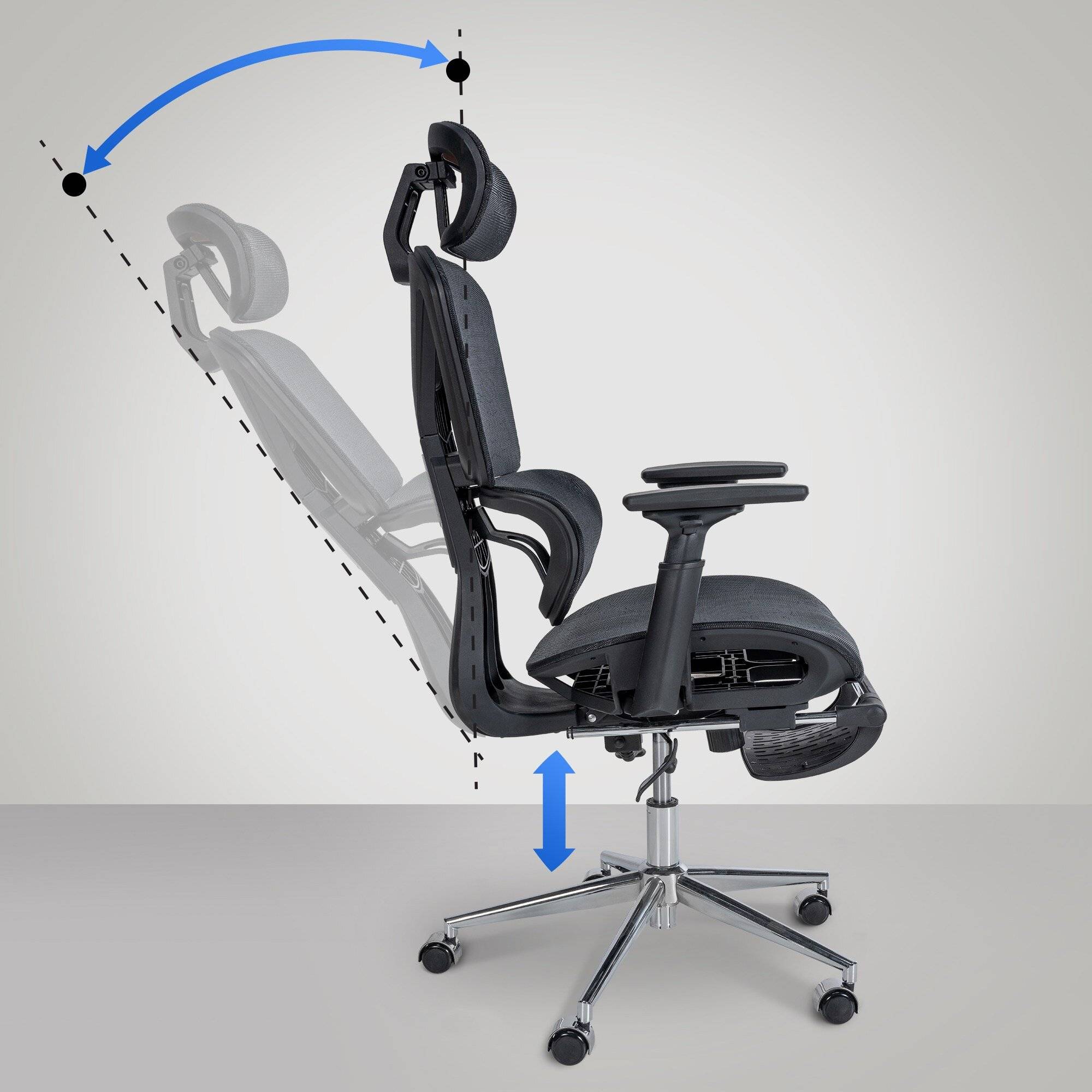 Bürostuhl Grover schwarz-0
