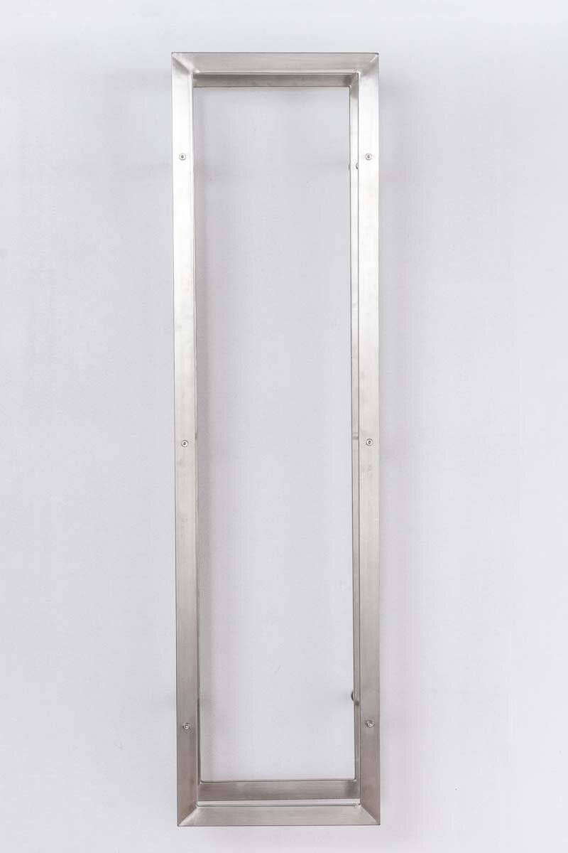 Kaminholzständer Keri Wand 25x40x100 cm edelstahl-1