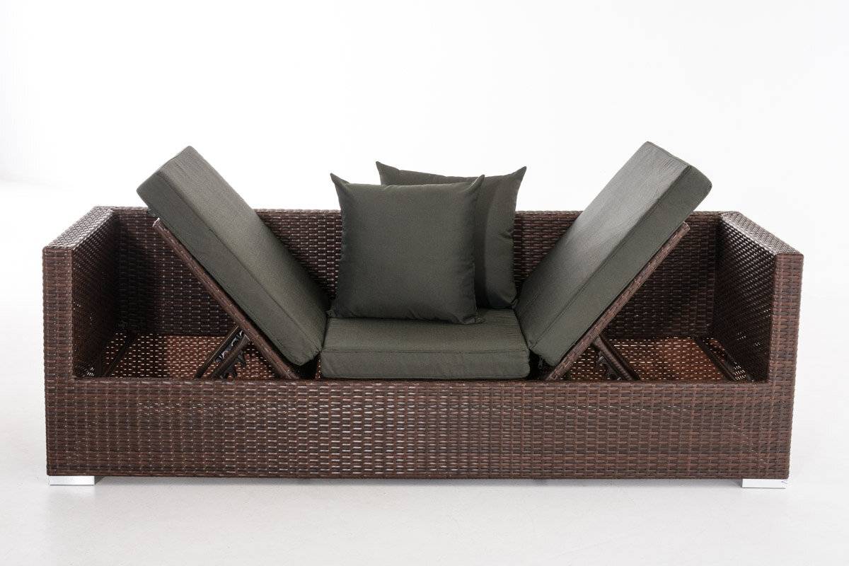 Lounge-Sofa Solano Anthrazit braun-meliert-2