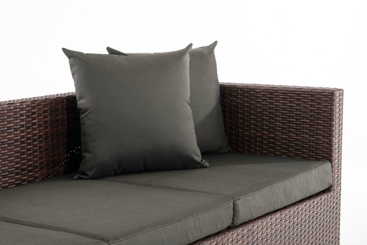 Lounge-Sofa Solano Anthrazit braun-meliert-4