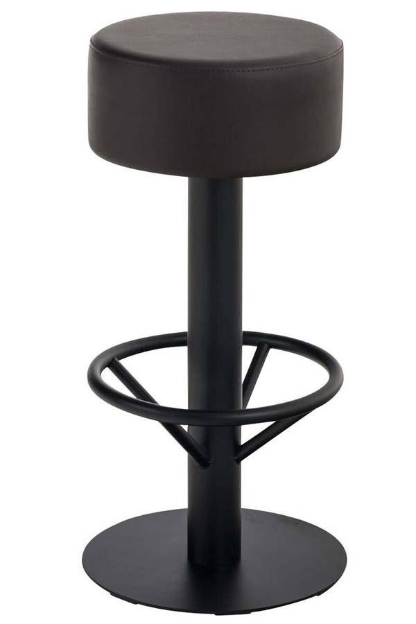 Barhocker Pisa V2 B76 Kunstleder braun