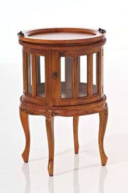 Teetisch rund rustic