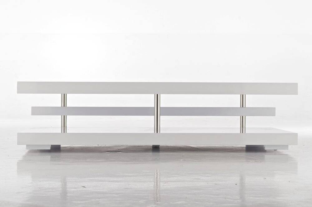 Design Couchtisch Oberon 80x140x34 weiß glanz-1