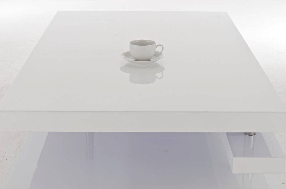 Design Couchtisch Oberon 80x140x34 weiß glanz-4