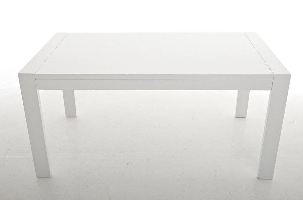 Esszimmertisch LOUIS 180x100x76 weiß glanz