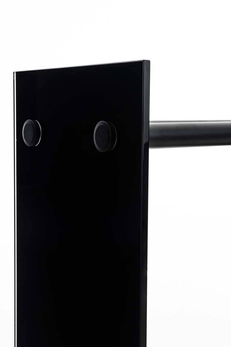 Kaminholzständer Dacio Schwarzglas 35x80x125 schwarz-4