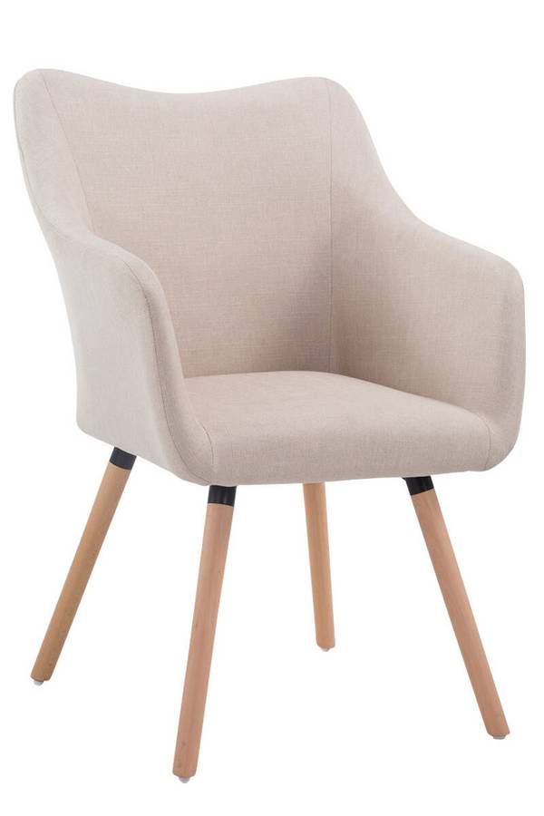 Besucherstuhl McCoy V2 Natura Stoff creme