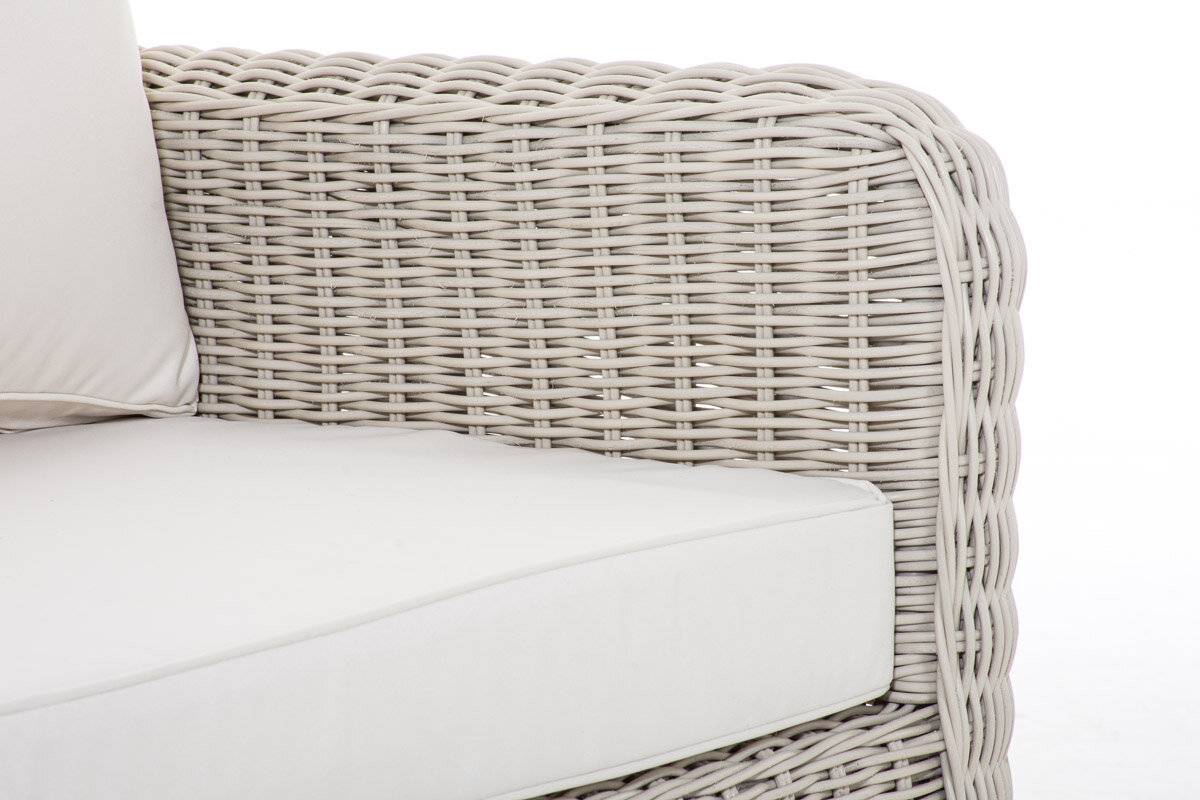 3er Sofa San Fernando Cremeweiß perlweiß-4