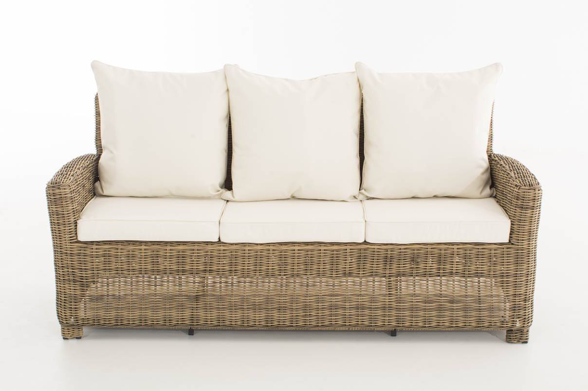 Sofa 3er Fisolo Cremeweiss 5mm natura-1