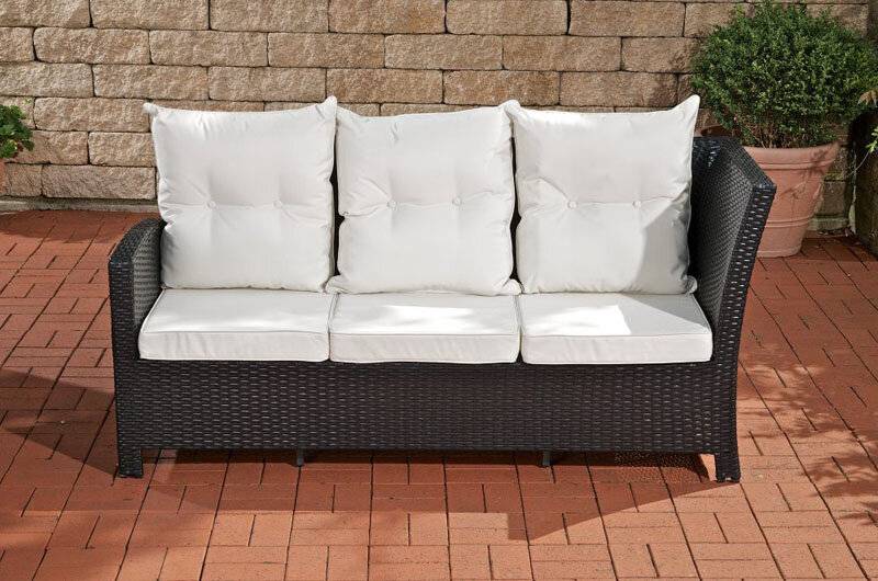 3er Sofa Bermeo Cremeweiss schwarz-1