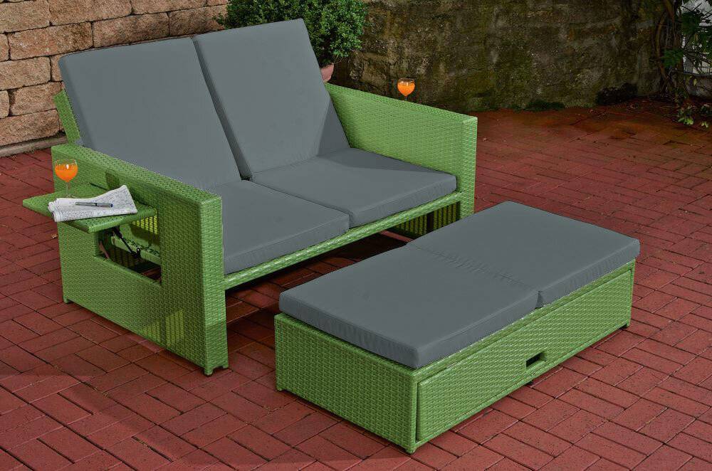 Sofa Ancona Eisengrau grün-0