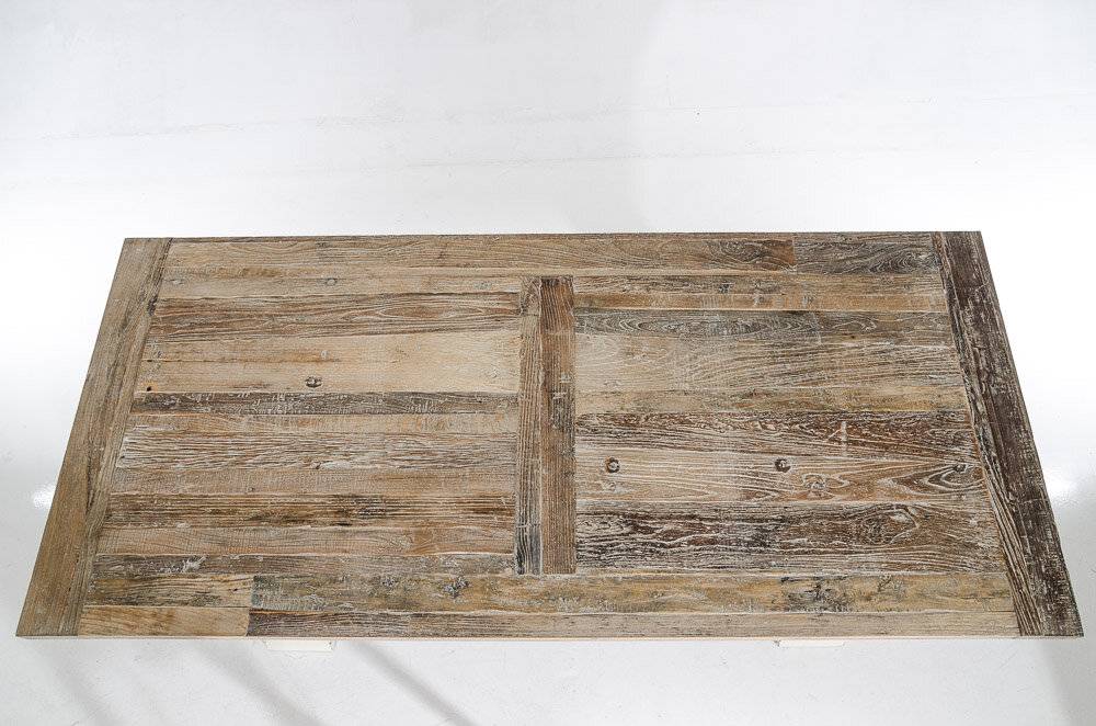 Esstisch Severus 220x100x78 weiß antik weiß-3