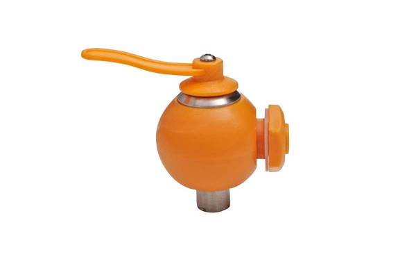Zapfhahn Orangenpresse orange