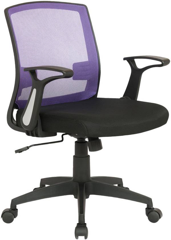 Bürostuhl Renton schwarz/lila