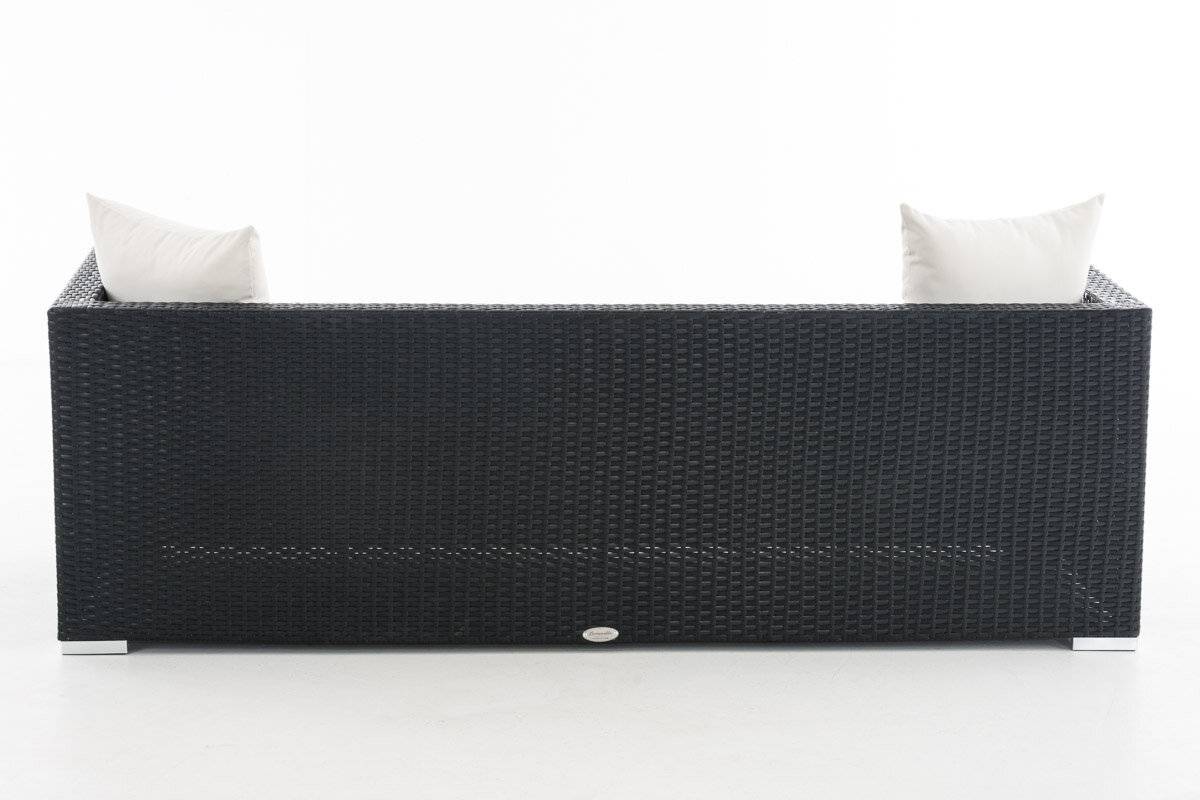 Lounge-Sofa Solano Cremeweiß schwarz-3
