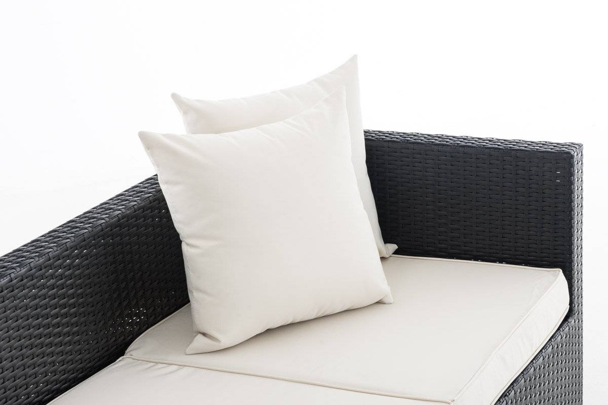Lounge-Sofa Solano Cremeweiß schwarz-4
