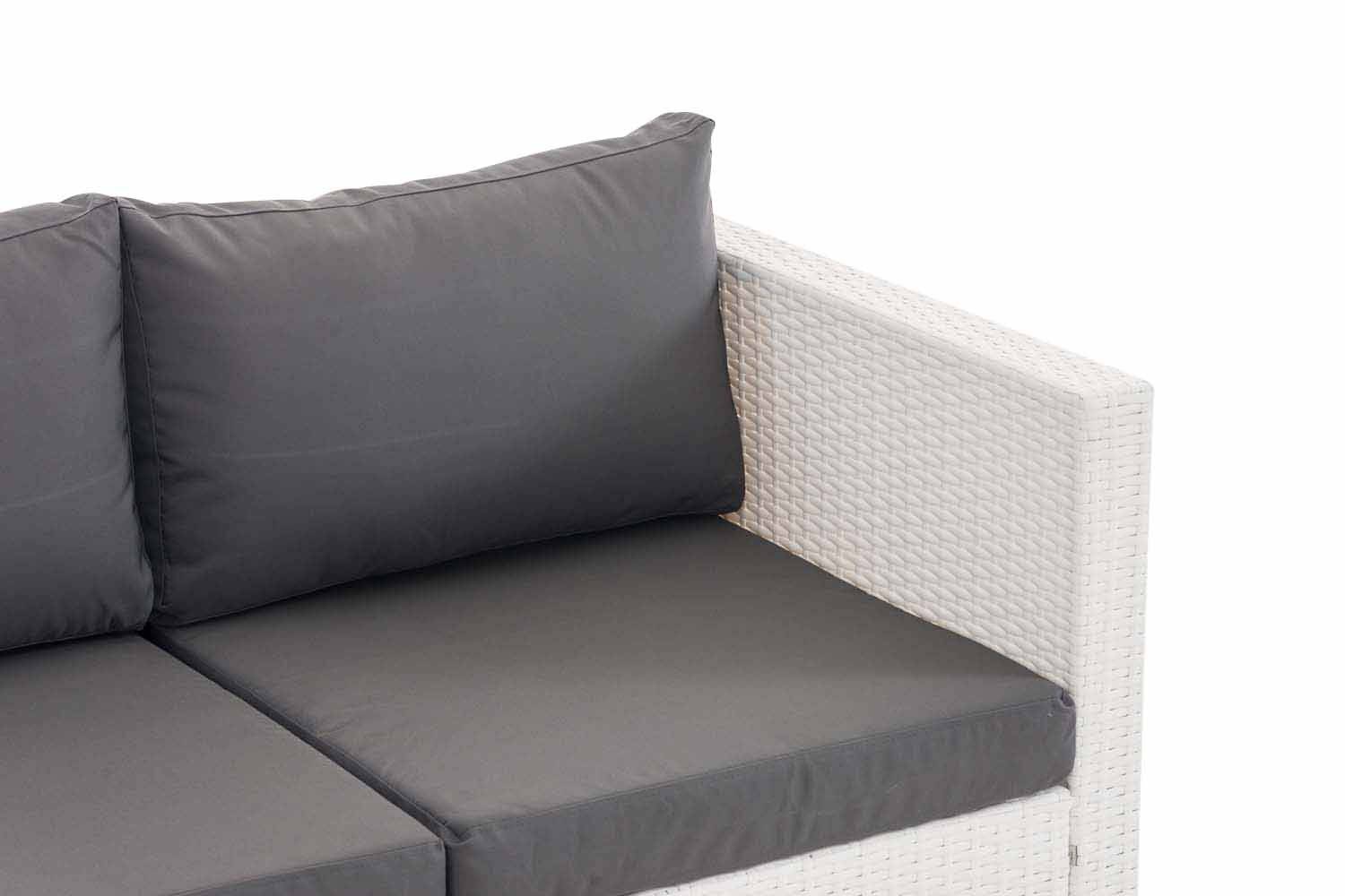 Ecksofa-Garnitur Liberi Eisengrau weiß-4