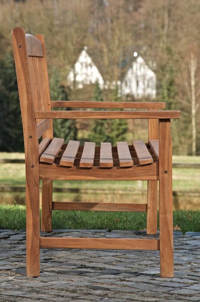 Teakbank Aucland 120 cm teak-2