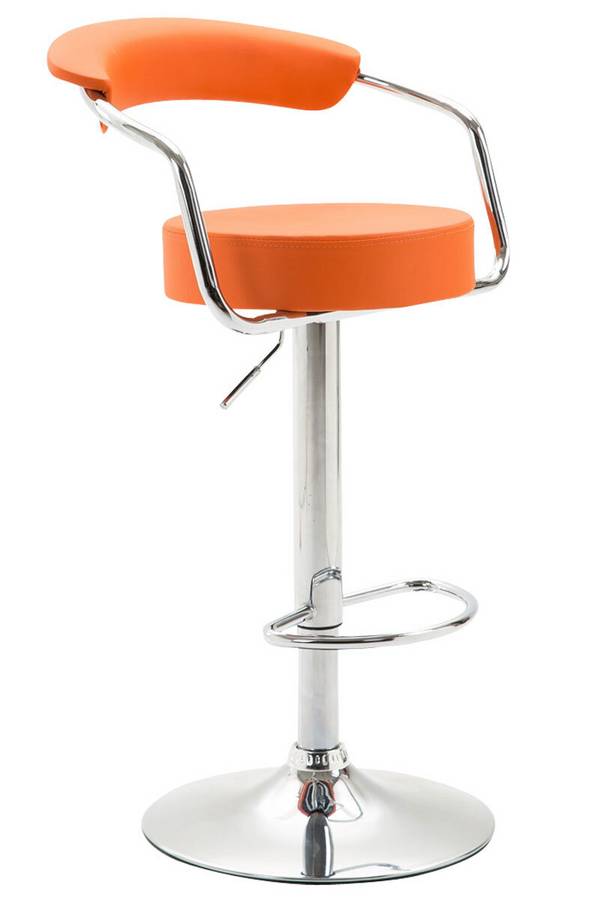 Barhocker Azzurri Kunstleder orange