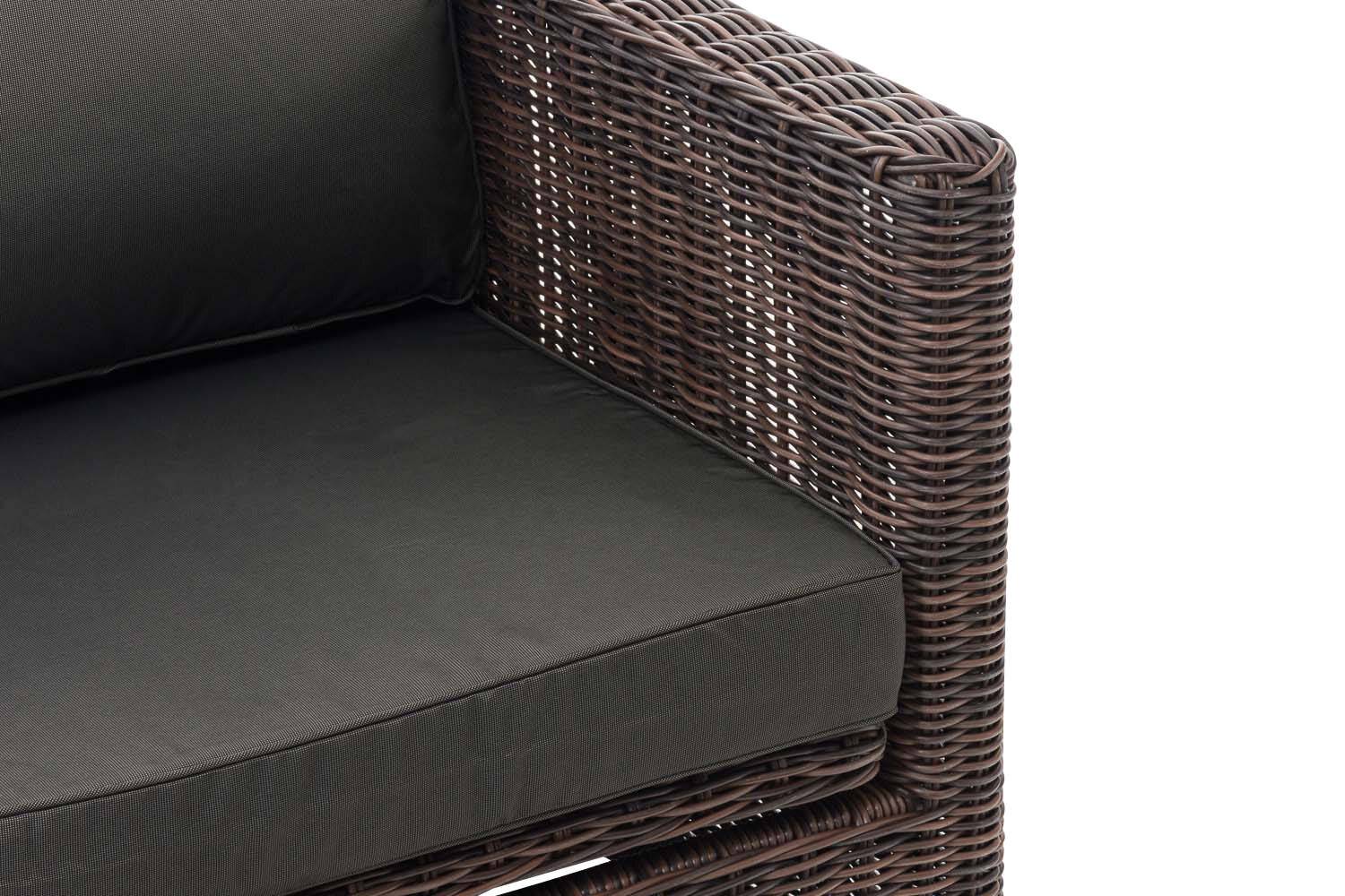 Ecksofa Tibera 5mm anthrazit braun-meliert-4