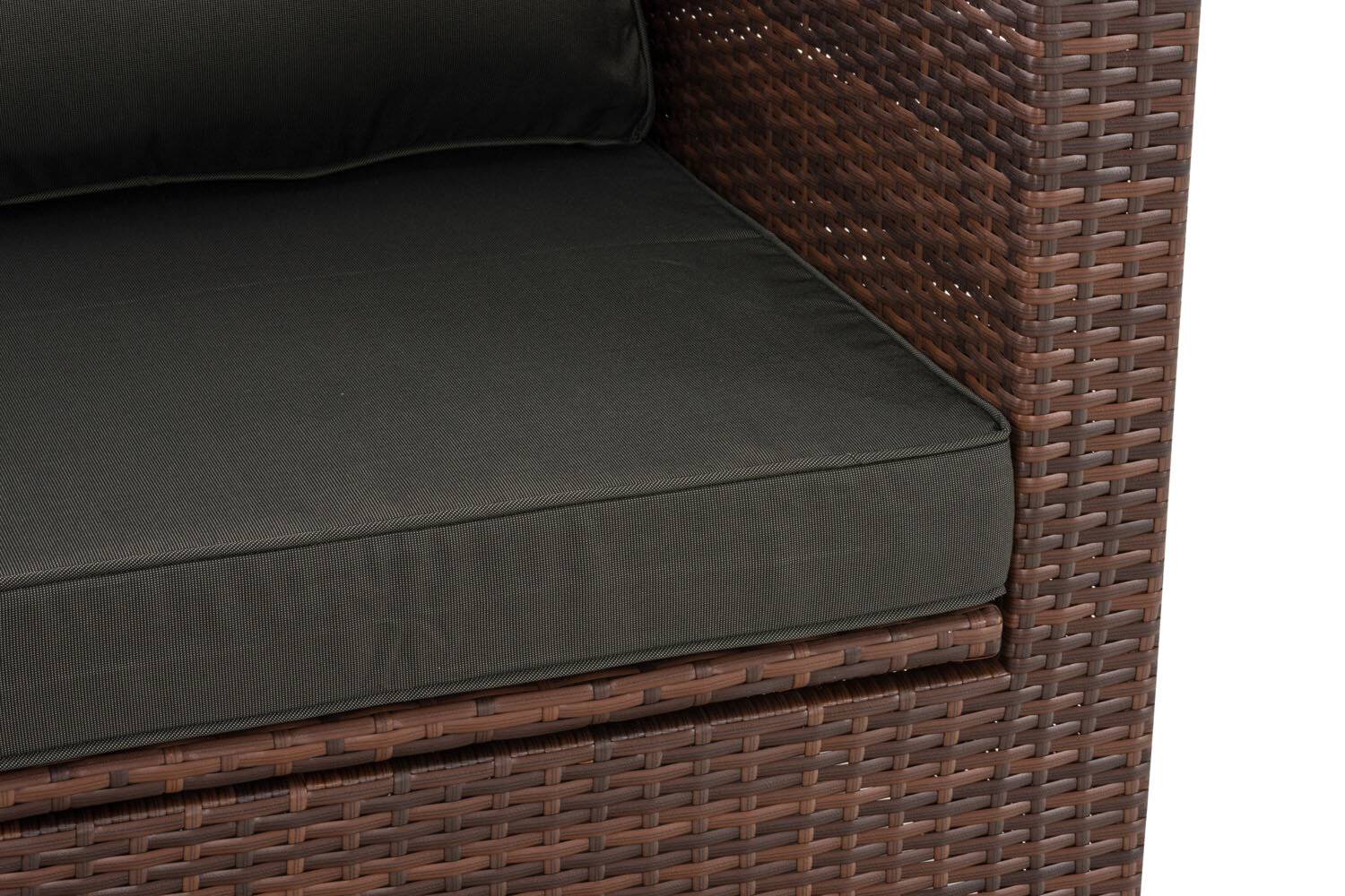Ecksofa Tibera anthrazit braun-meliert-4