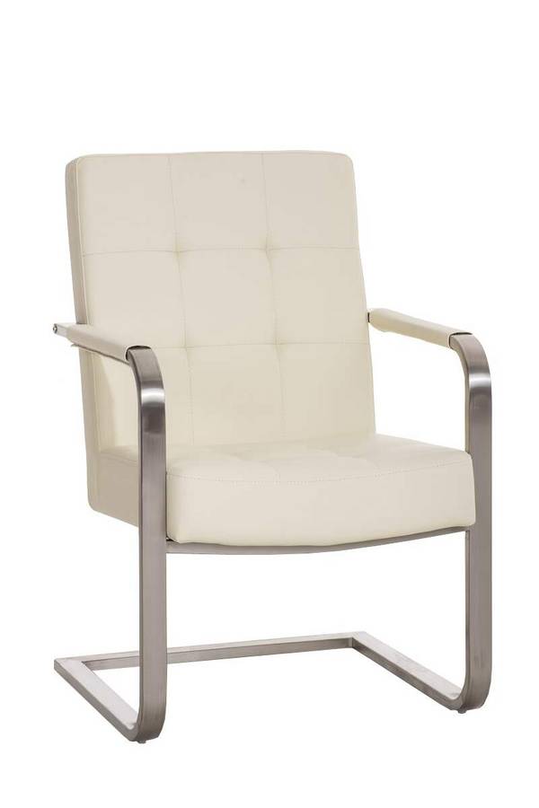 Besucherstuhl Quentin creme