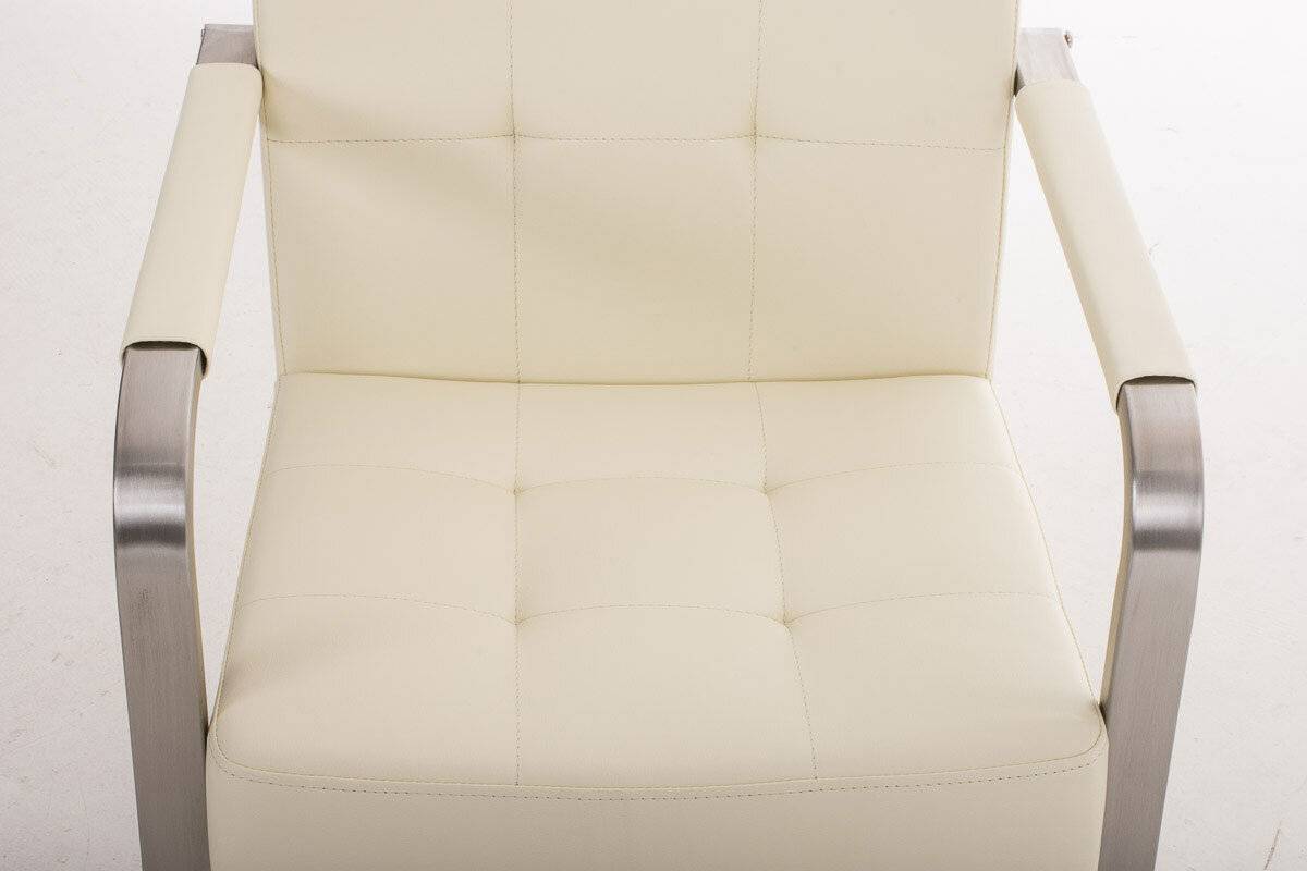 Besucherstuhl Quentin creme-4