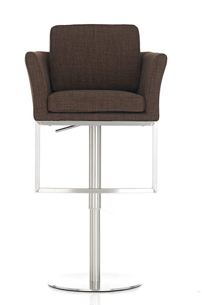 Barhocker Burley Stoff braun-1