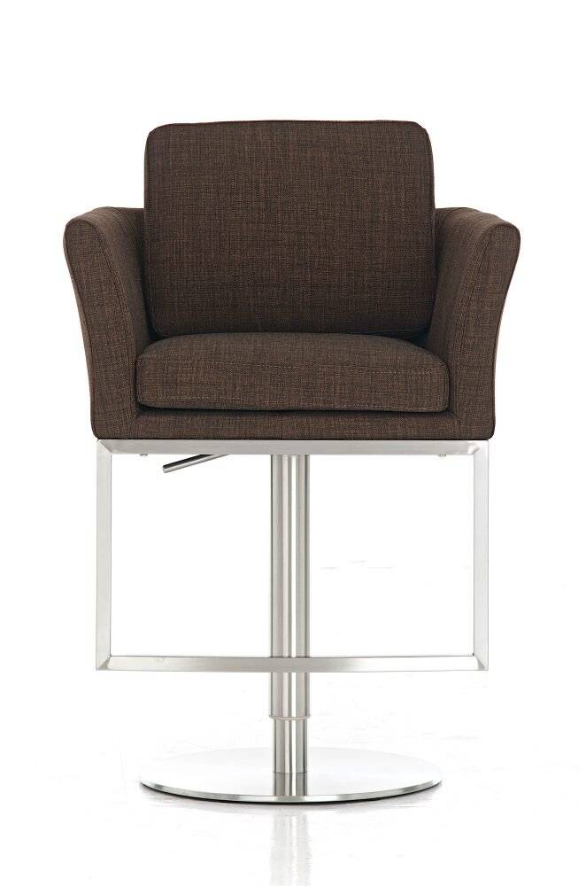 Barhocker Burley Stoff braun-2