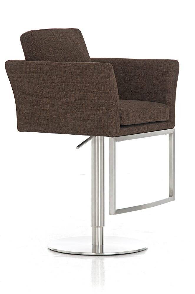 Barhocker Burley Stoff braun-3