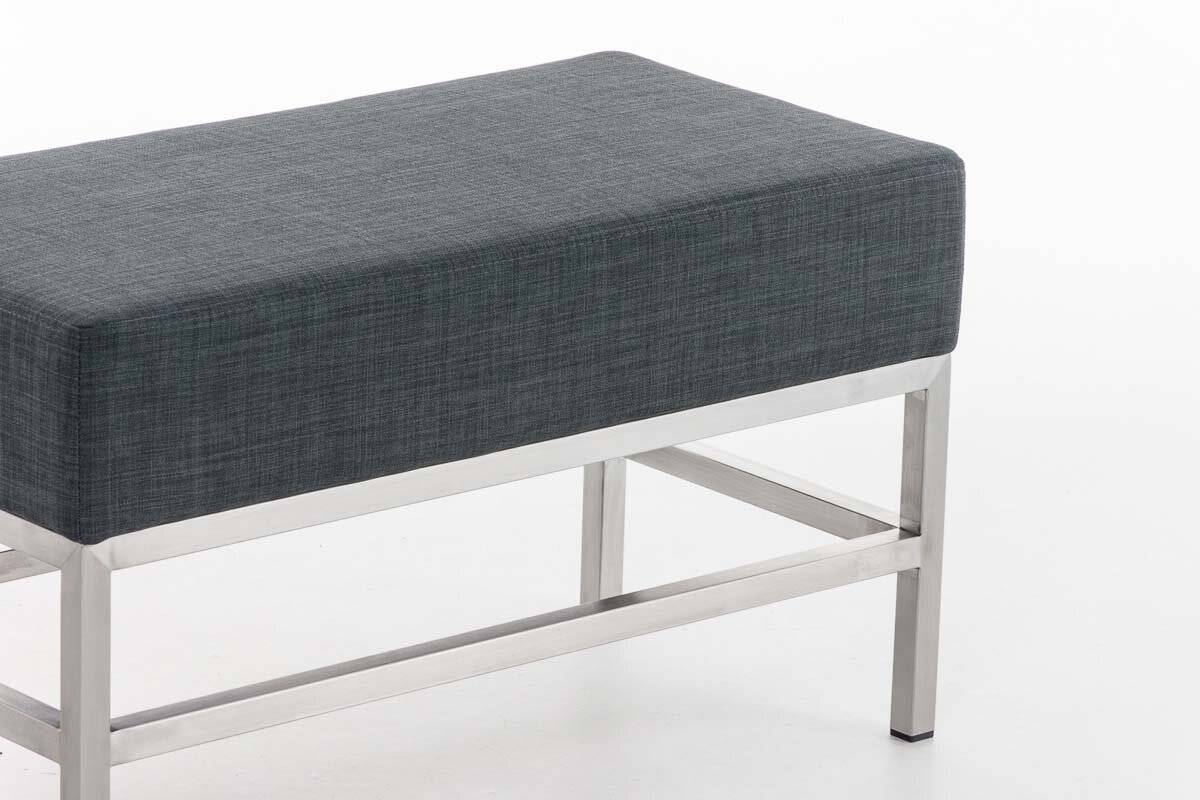 2er Sitzbank Tulip Stoff dunkelgrau-4