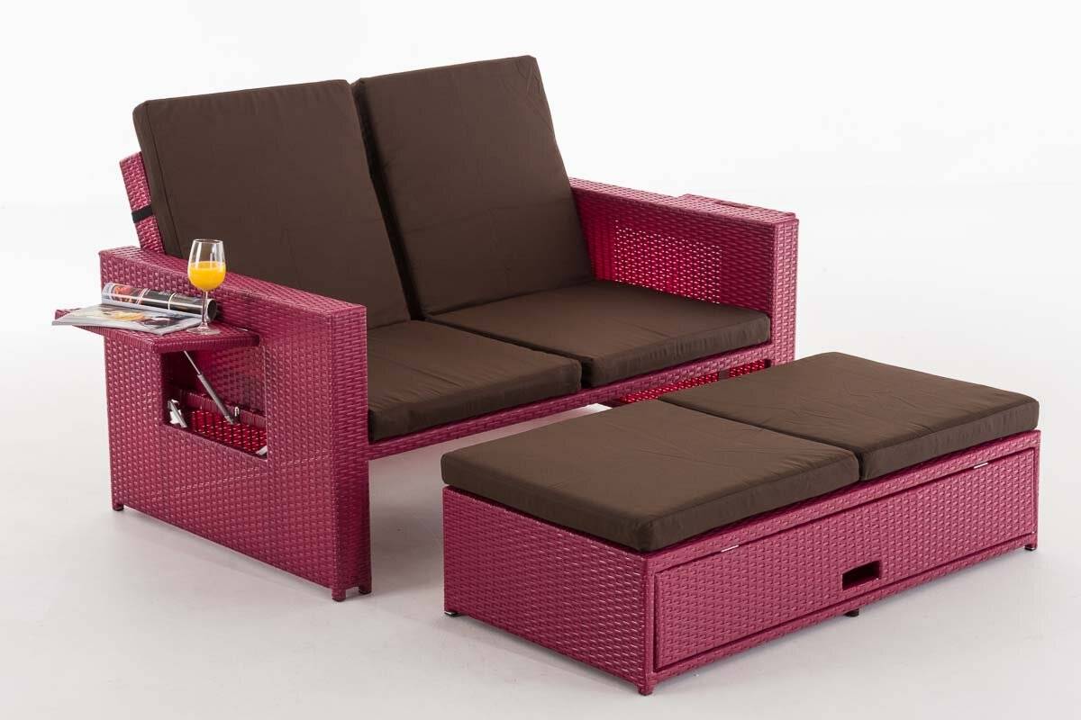 Sofa Ancona Terrabraun pink-1