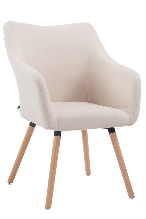 Besucherstuhl McCoy V2 Natura Stoff beige