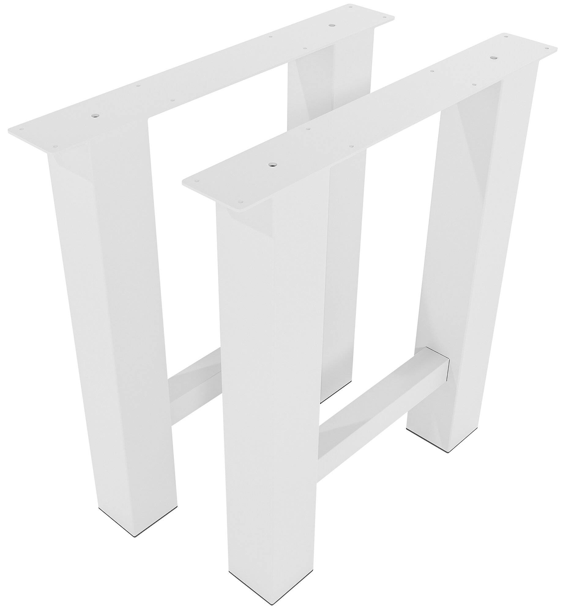 Tischbeine Hunker 70 cm weiß-3