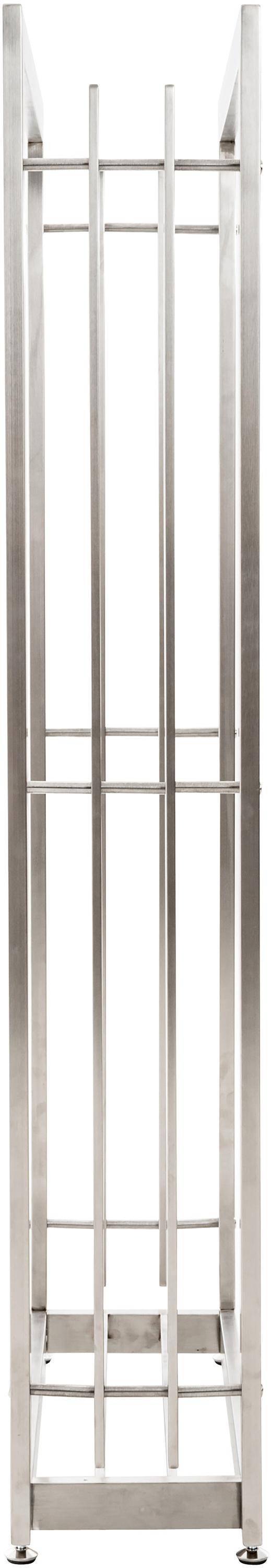 Kaminholzständer Skadi 25x100x150 edelstahl-1