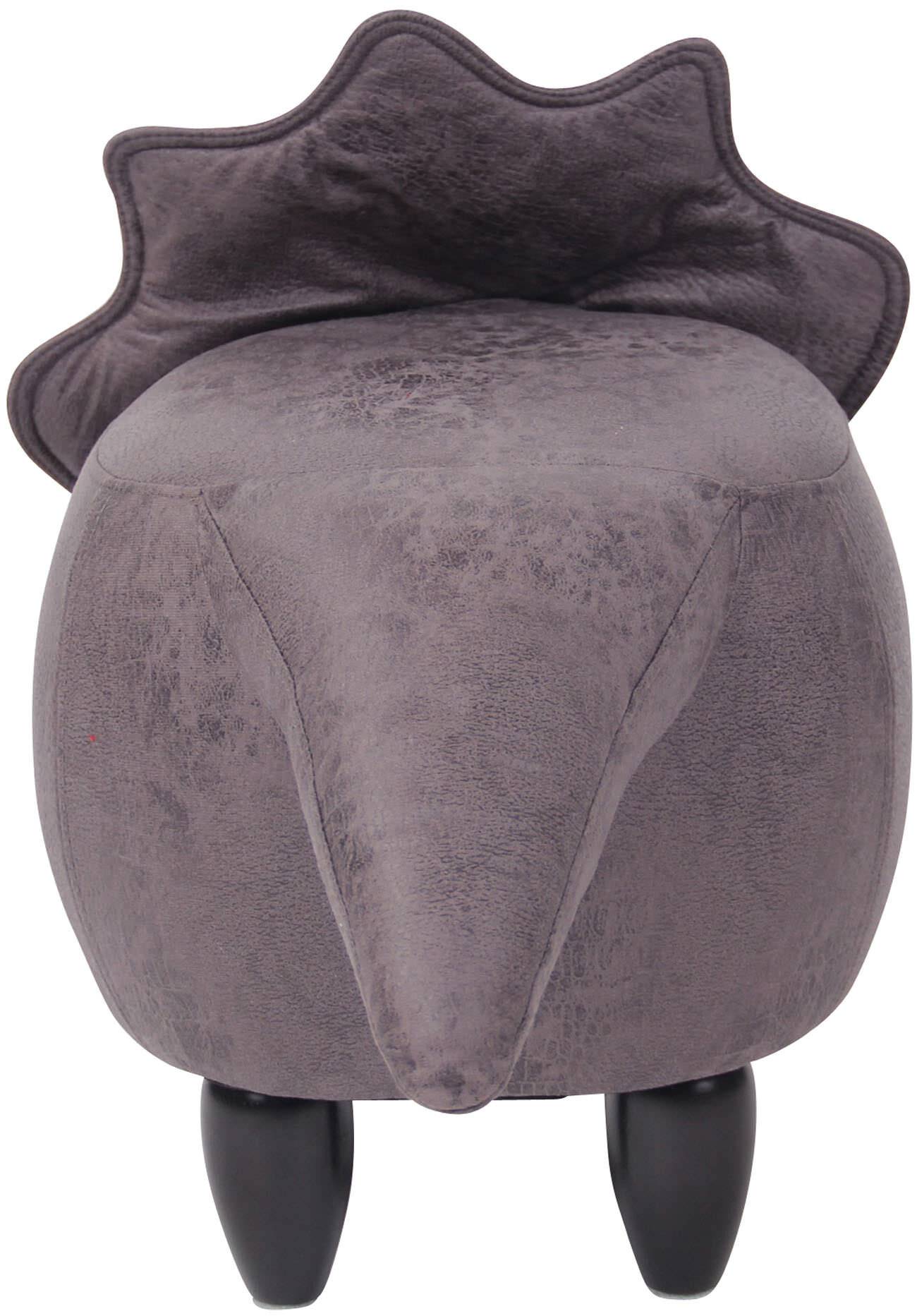 Kinder Sitzhocker Daloa dunkelgrau-4