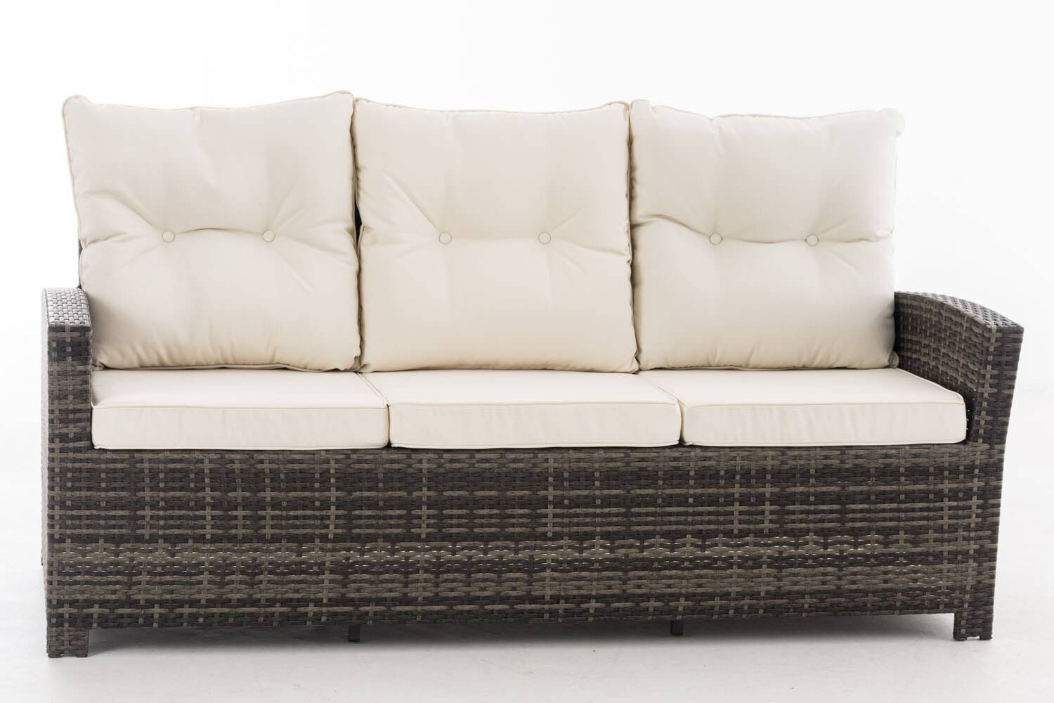 Sofa 3er Fisolo cremeweiß grau-meliert-1