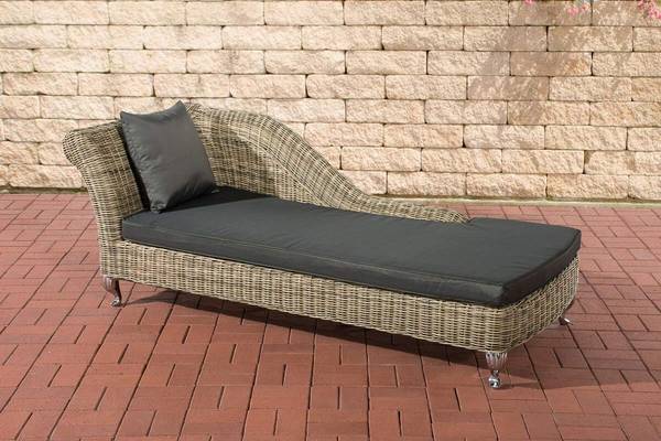 Chaiselongue Savannah 5mm Anthrazit natura