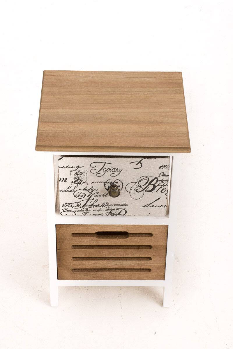 Kommode Tamara weiß/braun-1