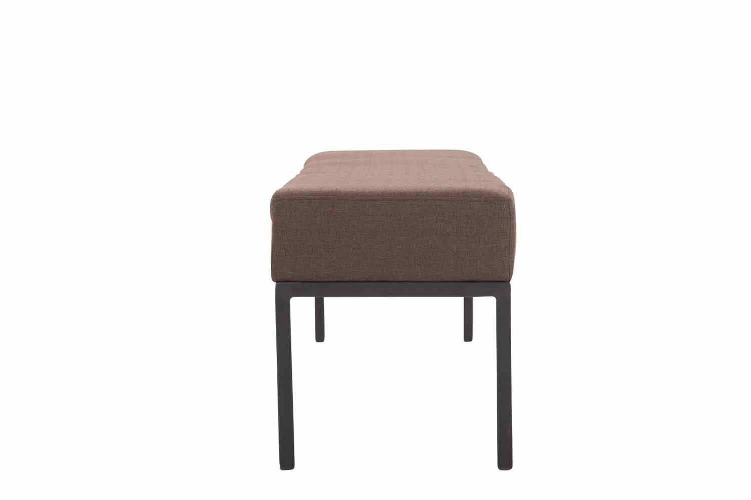 4er Sitzbank Newton Stoff schwarz braun-2