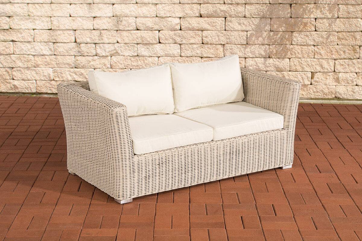 2er Sofa Mandal Cremeweiss perlweiß-0