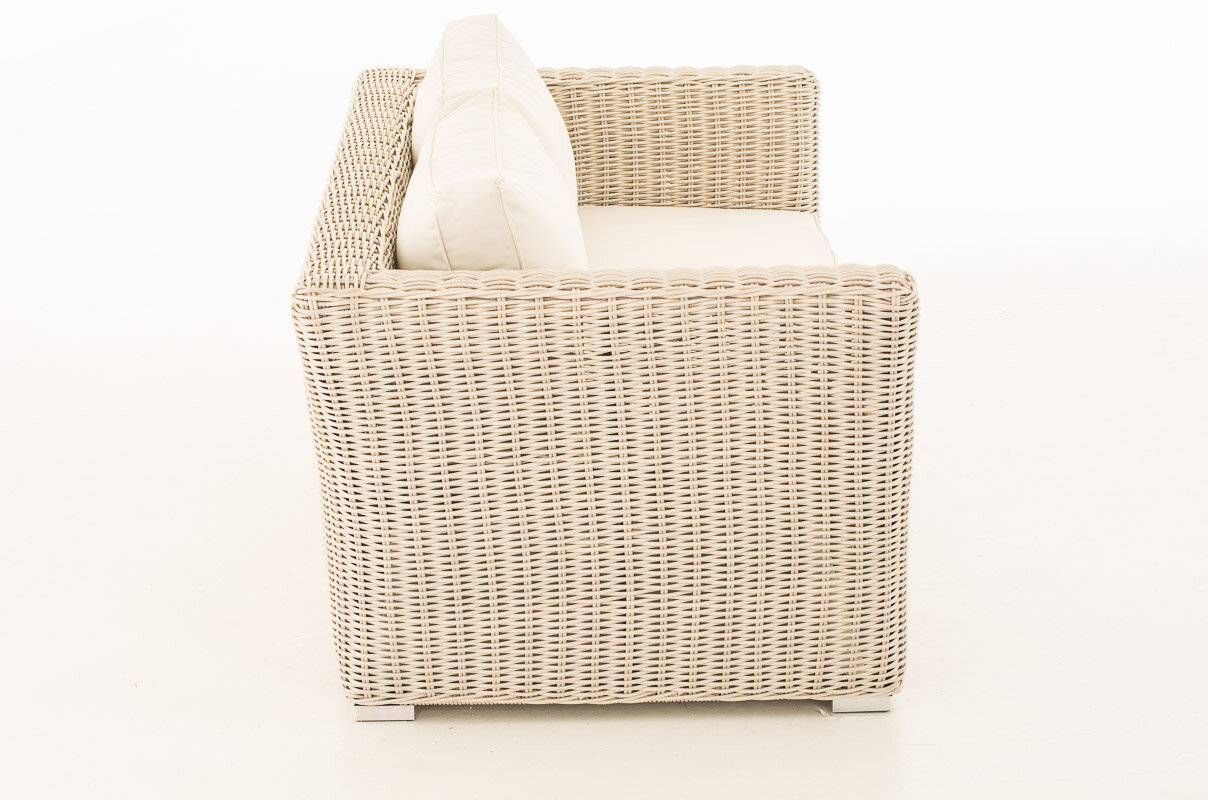 2er Sofa Mandal Cremeweiss perlweiß-2