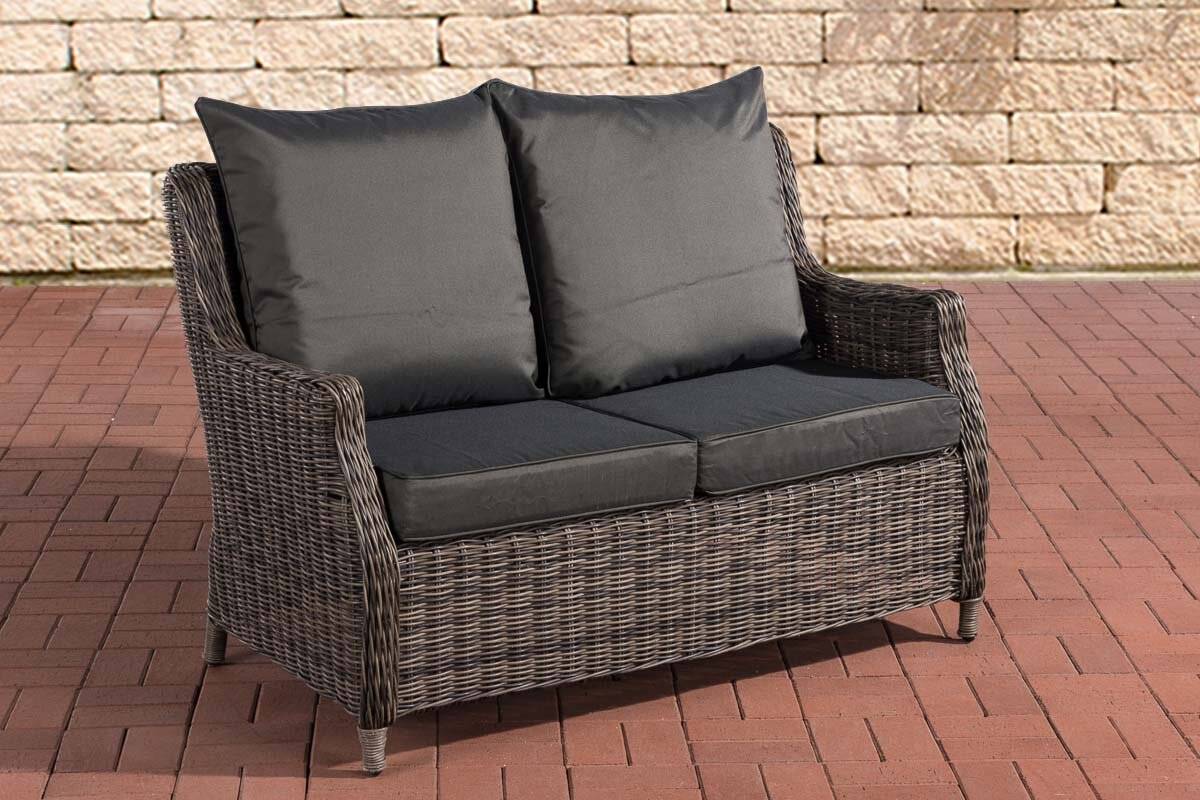 2er Sofa Montero Anthrazit grau-meliert