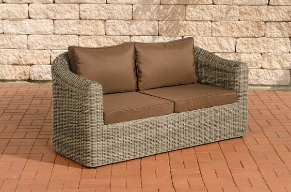 2er-Sofa Bergen Terrabraun 5mm natura