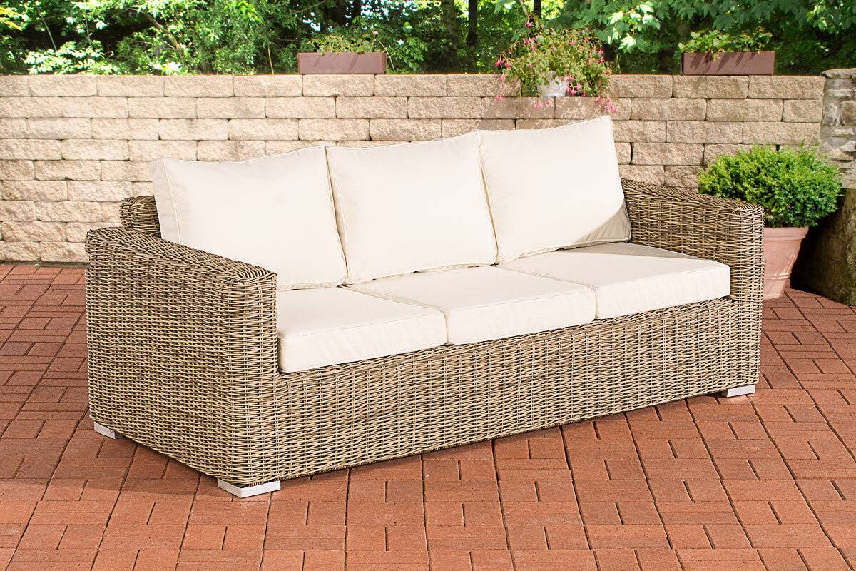 3er-Sofa Bilbao / Madeira Cremeweiss natura-0