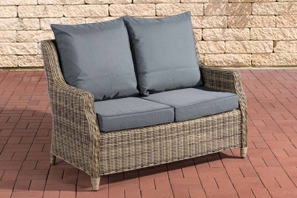 2er Sofa Montero Eisengrau natura
